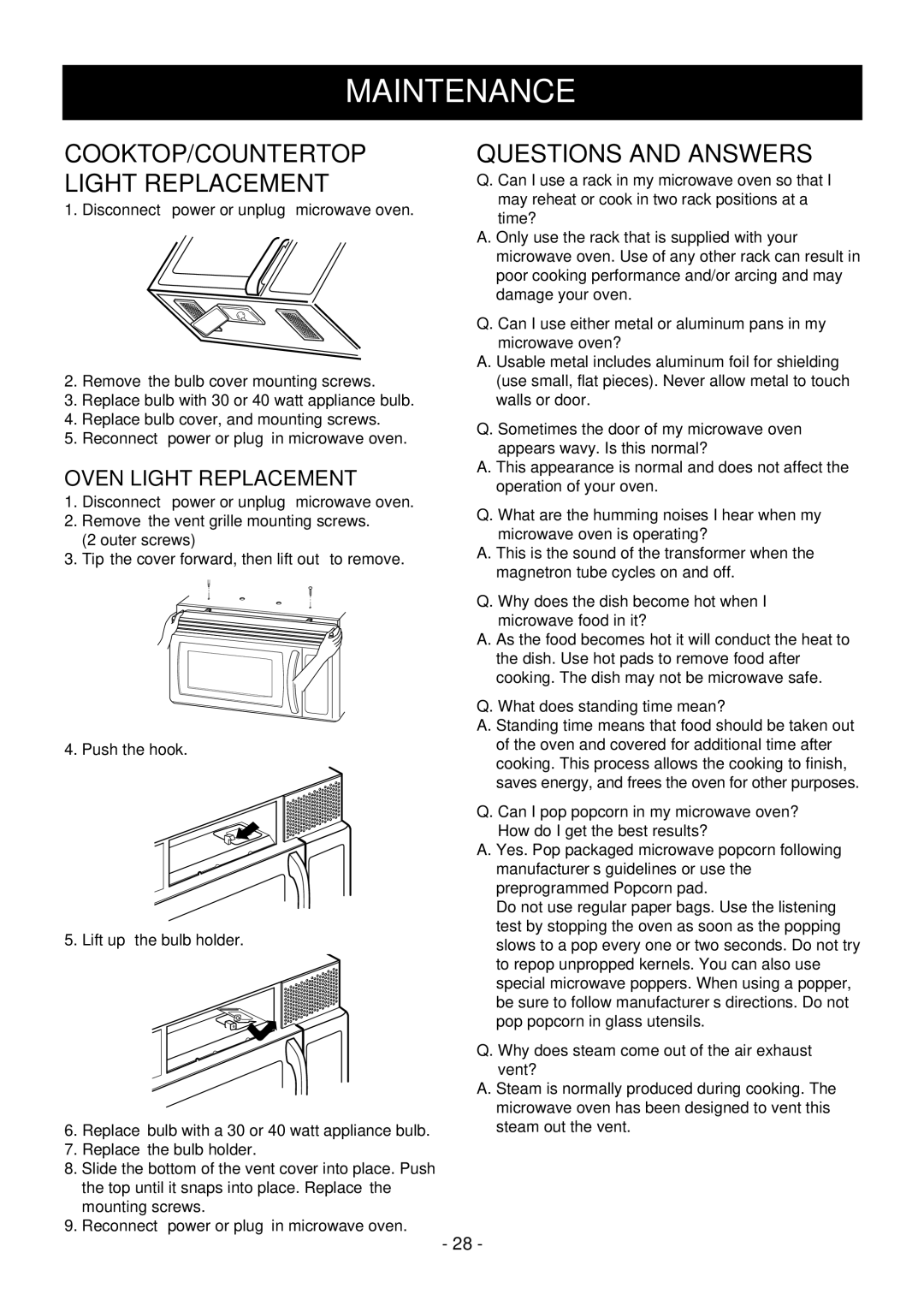 LG Electronics LMV1650SB, LMV1650SW manual Questions and Answers, Why does the dish become hot when I microwave food in it? 