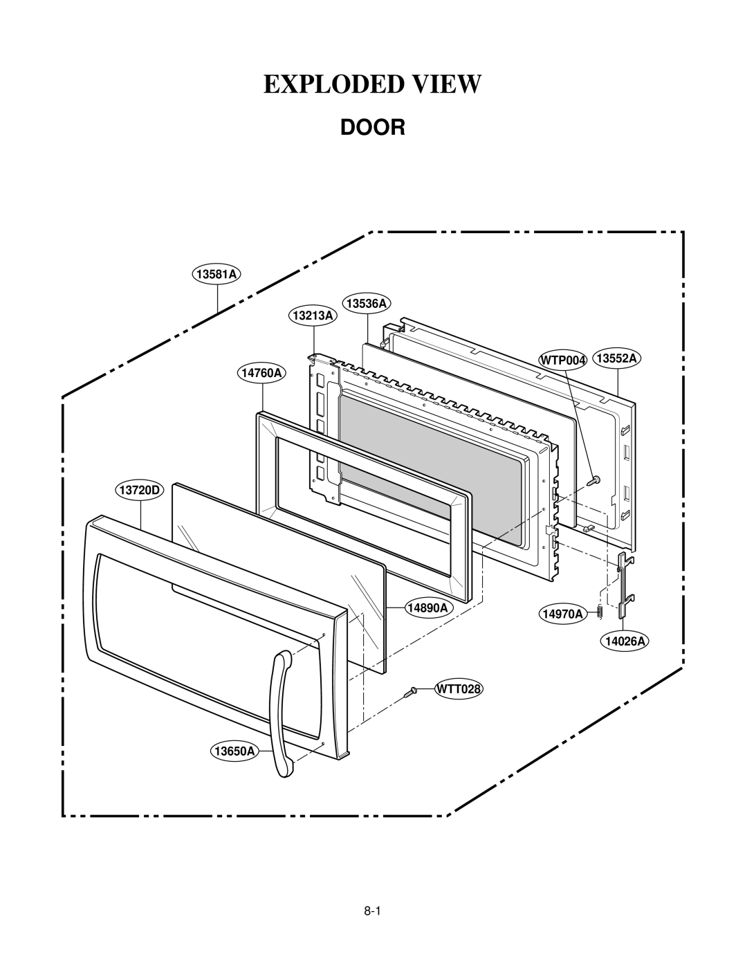 LG Electronics LMV1825SBQ, MV1825SW service manual Exploded View 