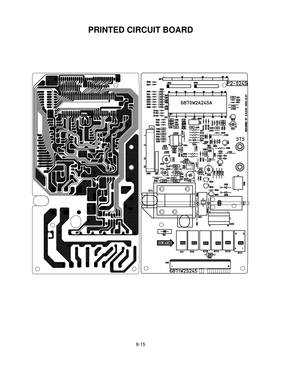 LG Electronics LMV1825SBQ, MV1825SW service manual Printed Circuit Board 