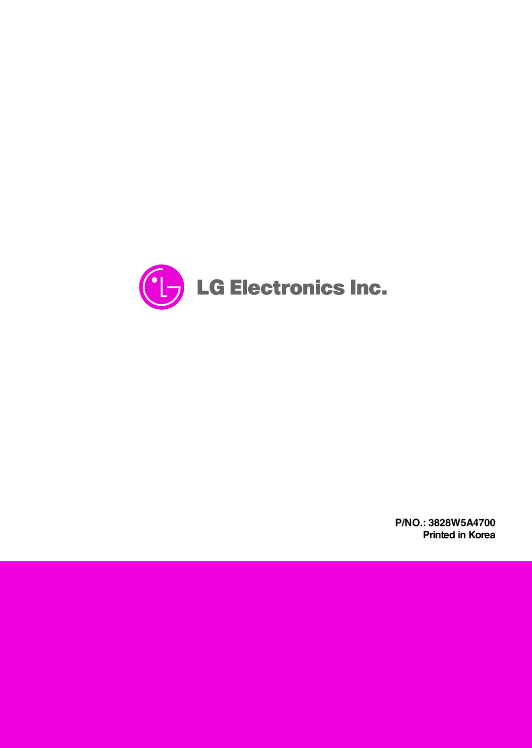 LG Electronics LMV2053ST, LMV2053SB, LMV2053SW owner manual 