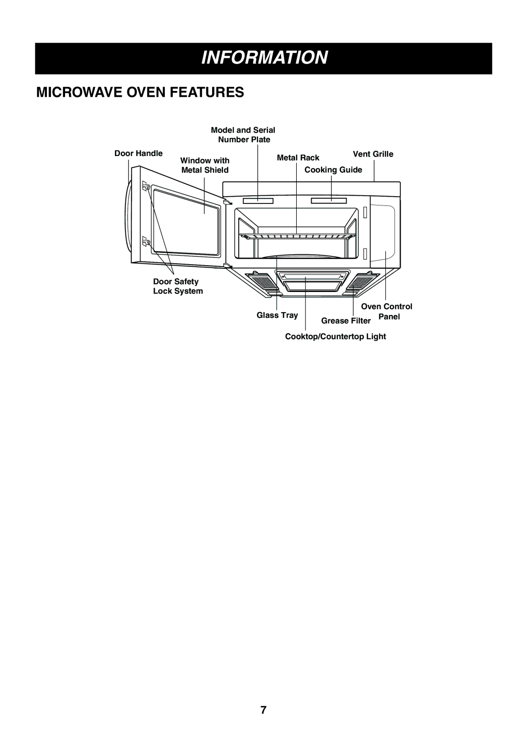 LG Electronics LMV2053SW, LMV2053SB, LMV2053ST owner manual Microwave Oven Features 