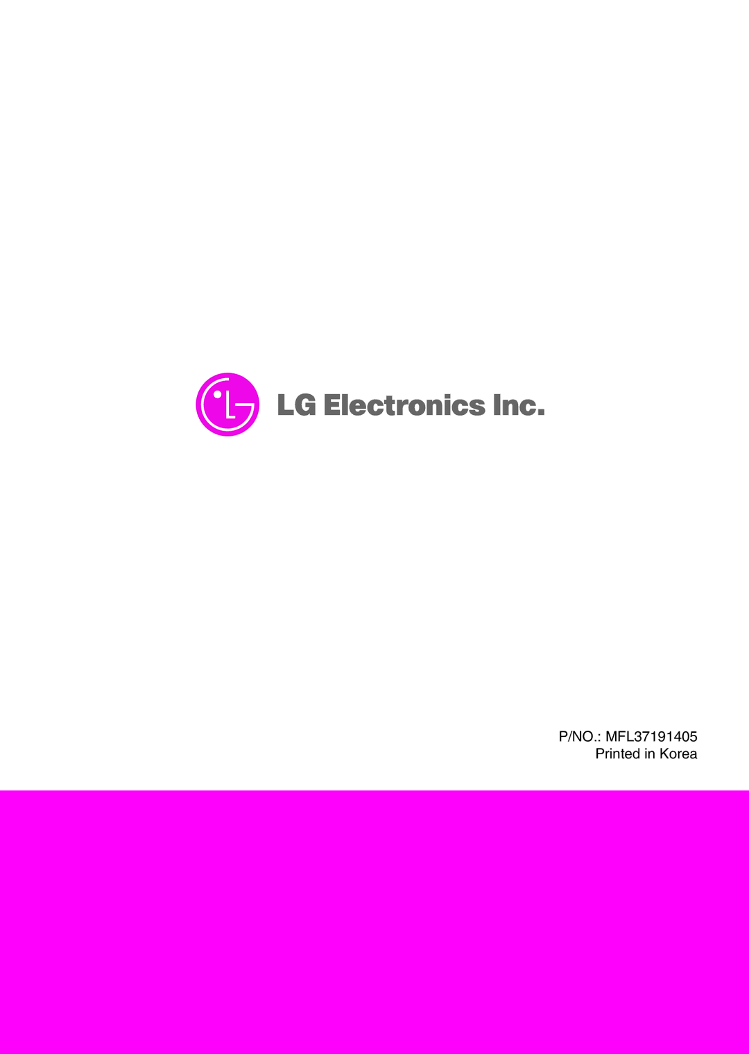 LG Electronics LMV2083SW, LMV2083ST, LMV2083SB owner manual 