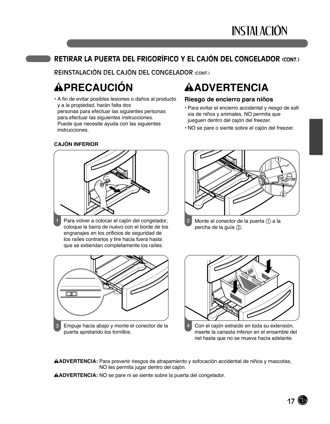 LG Electronics LMX25988ST owner manual Español 