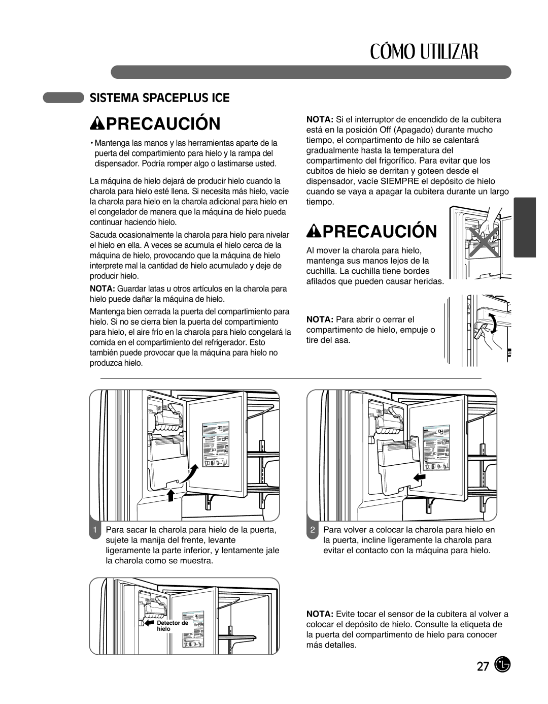 LG Electronics LMX25988ST owner manual Sistema Spaceplus ICE 