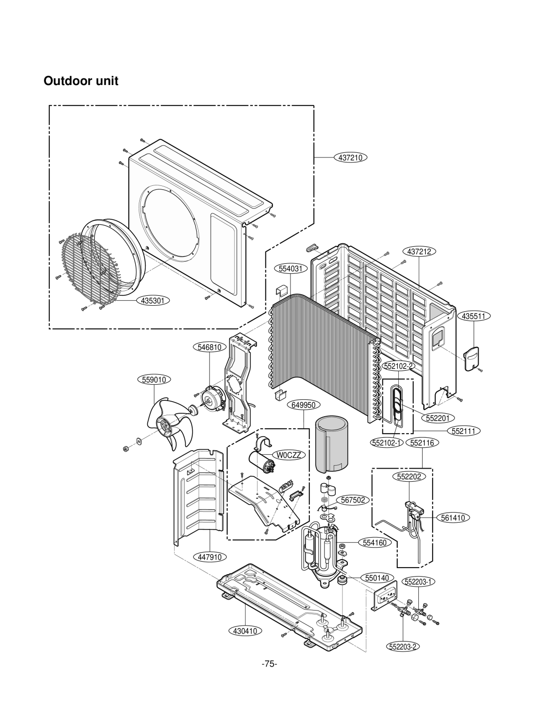 LG Electronics LS-Q076ABG, LS-Q096BBG, LS-Q096ACG, LS-Q076ABL 552202 567502 561410 554160 447910 550140 430410 552203-2 