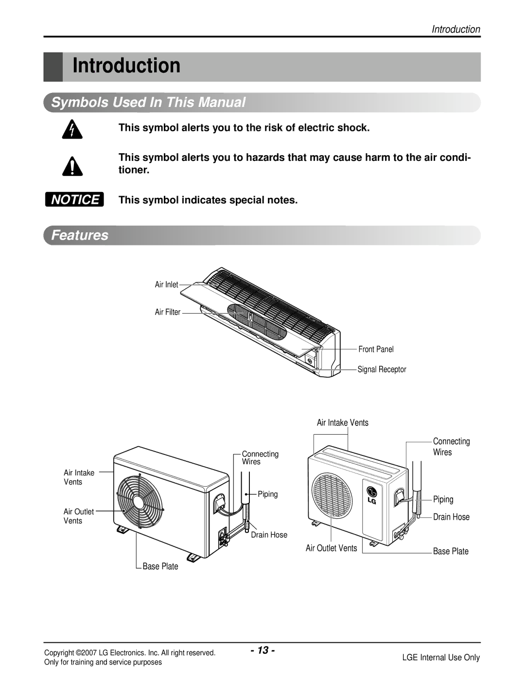 LG Electronics LS240CP(AS-C2435DM0), LS090HP(AS-H091E1H0), LS180CP(AS-C183DM0), LS240HP(AS-H2435DM0) Introduction, Features 