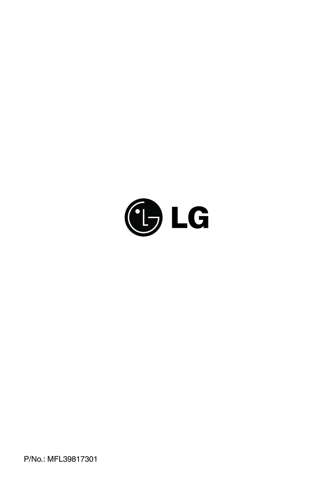 LG Electronics LS305HV installation manual P/No. MFL39817301 