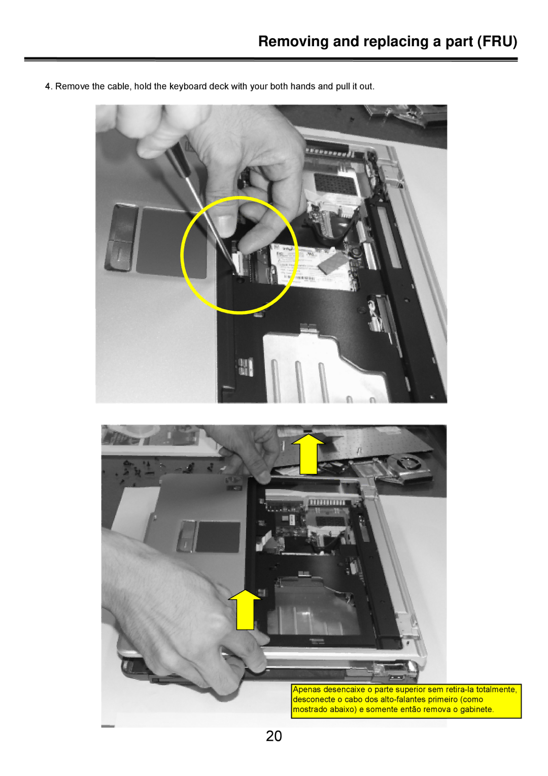 LG Electronics LS50 service manual Removing and replacing a part FRU 