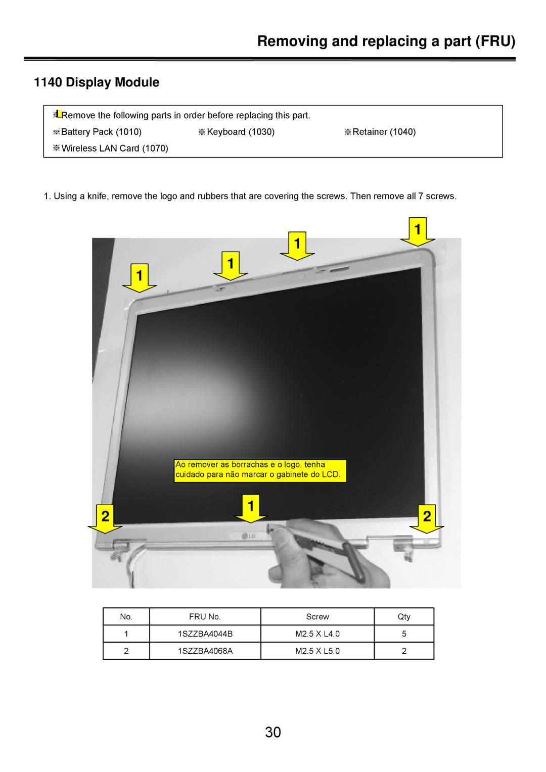 LG Electronics LS50 service manual 1SZZBA4044B 