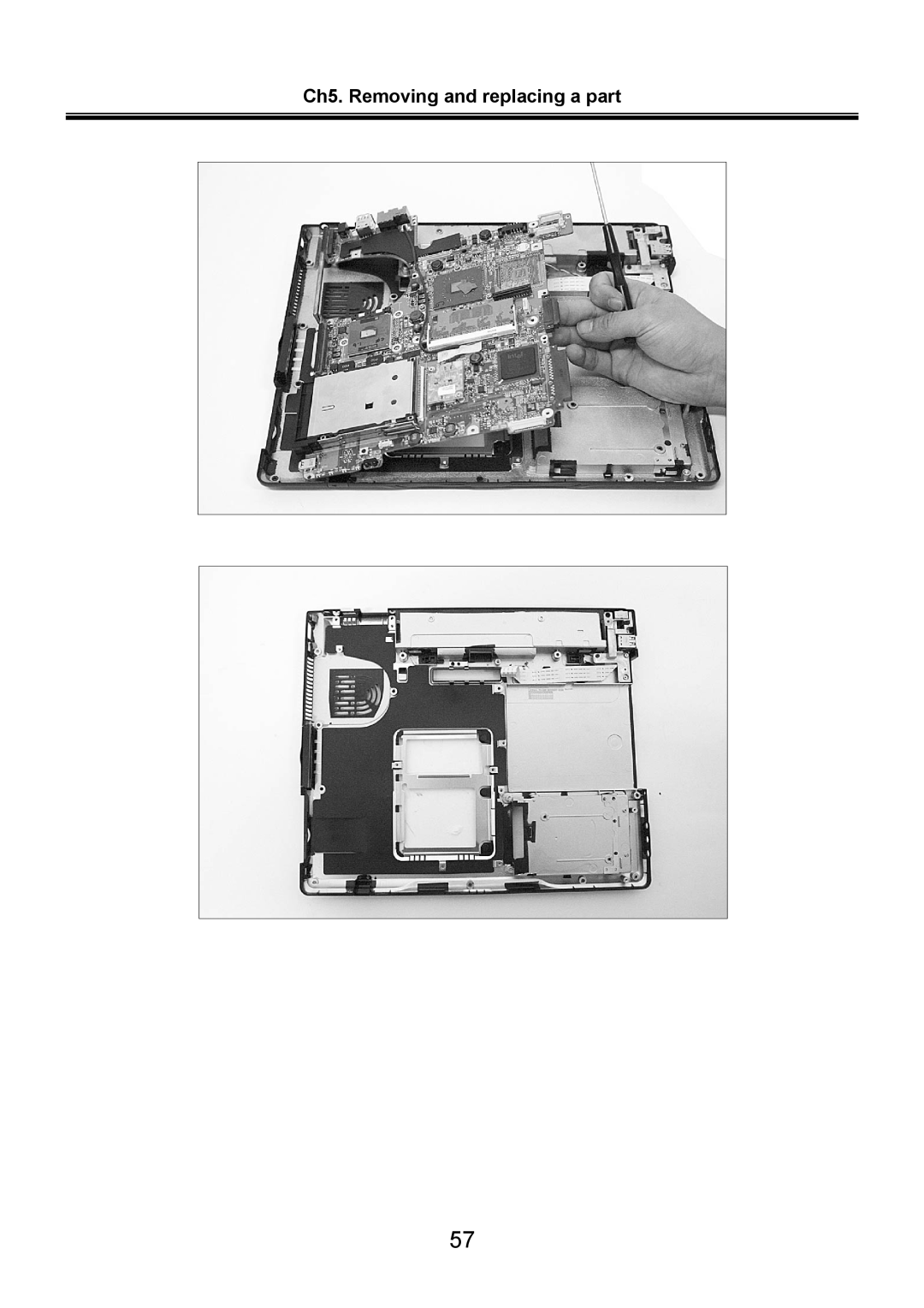 LG Electronics LS70 service manual Ch5. Removing and replacing a part 