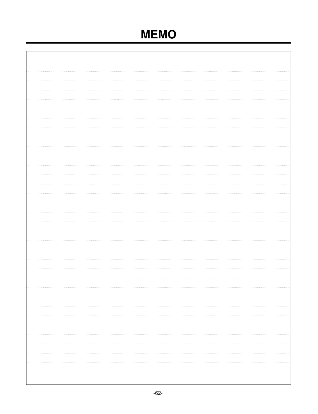 LG Electronics LSC183VMA service manual Memo 