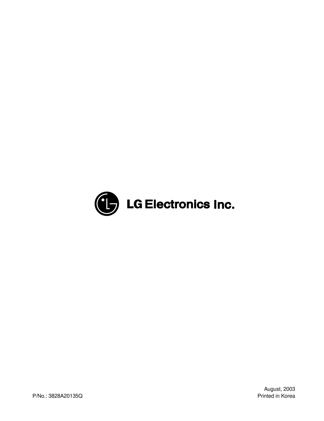 LG Electronics LSC183VMA service manual August 