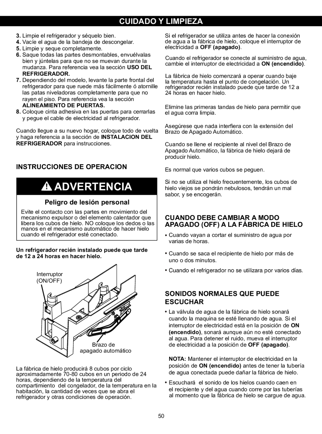 LG Electronics LSC23924ST, LSC23924SB Instrucciones DE Operacion, Sonidos Normales QUE Puede Escuchar, Refrigerador 