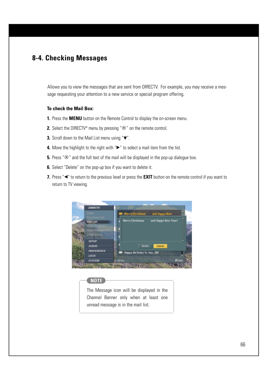 LG Electronics LSS-3200A owner manual Checking Messages, To check the Mail Box 