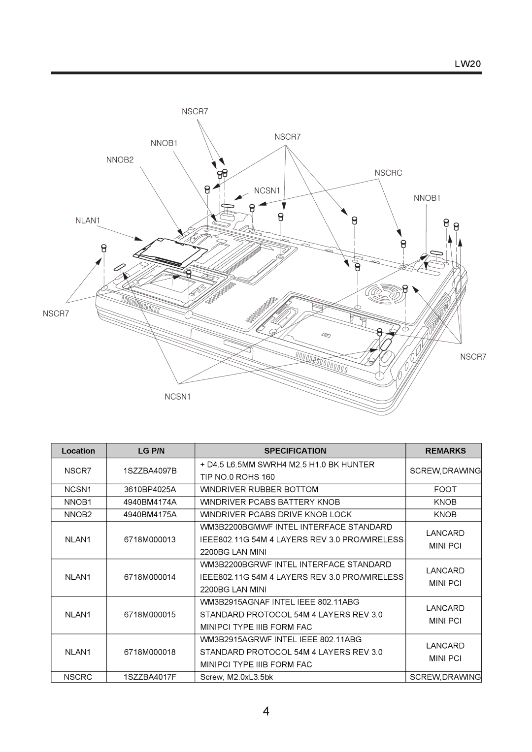 LG Electronics LW20 service manual 1SZZBA4097B 