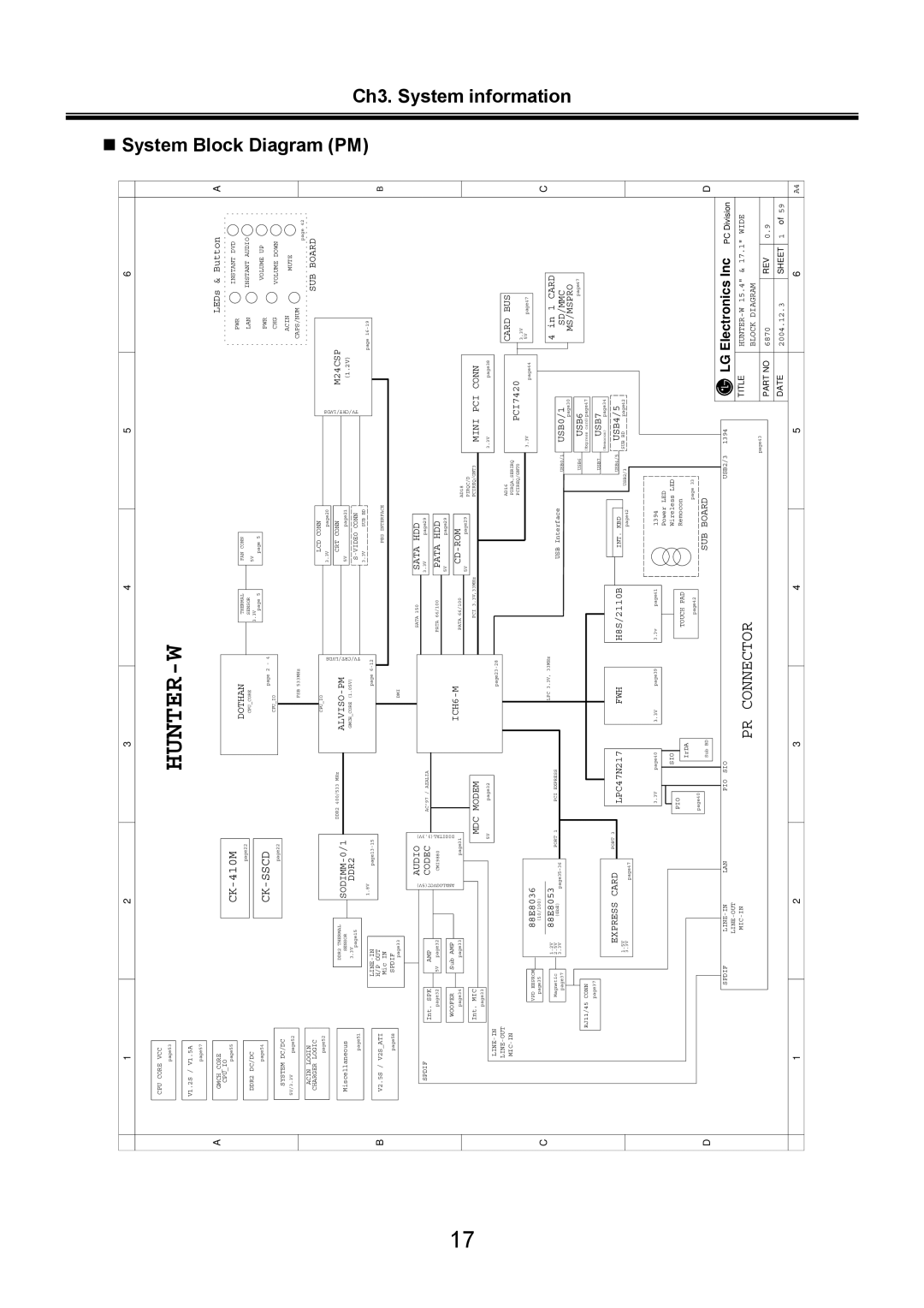 LG Electronics LW70, LW60 service manual Page53HUNTER-W 