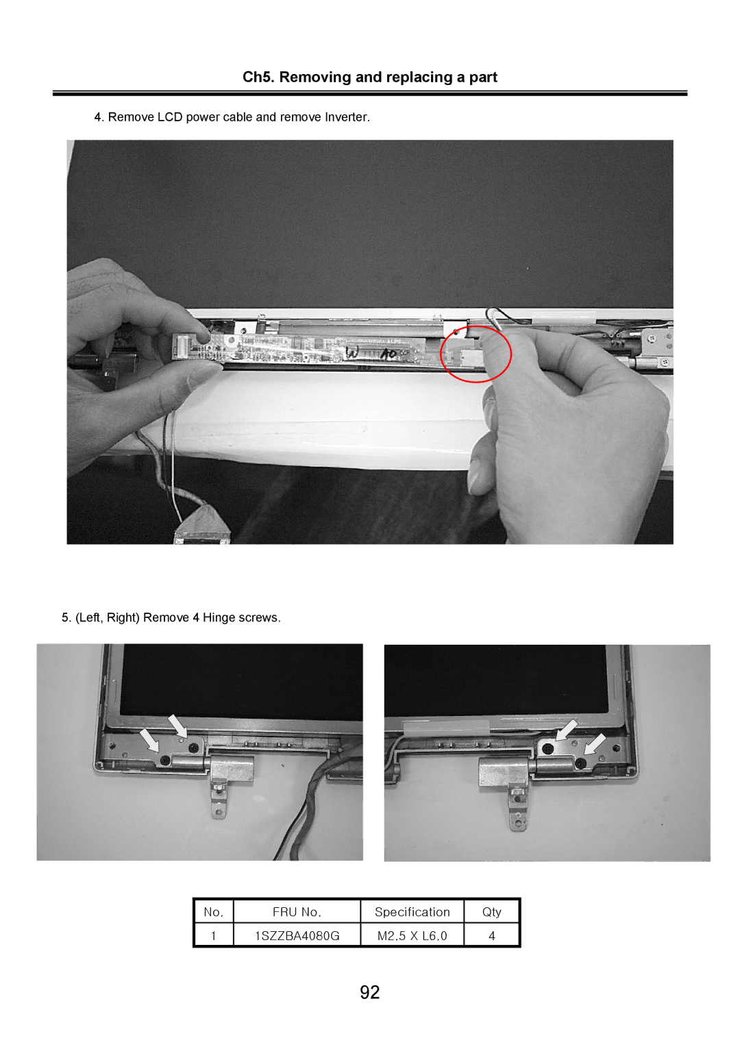 LG Electronics LW60, LW70 service manual 1SZZBA4080G 