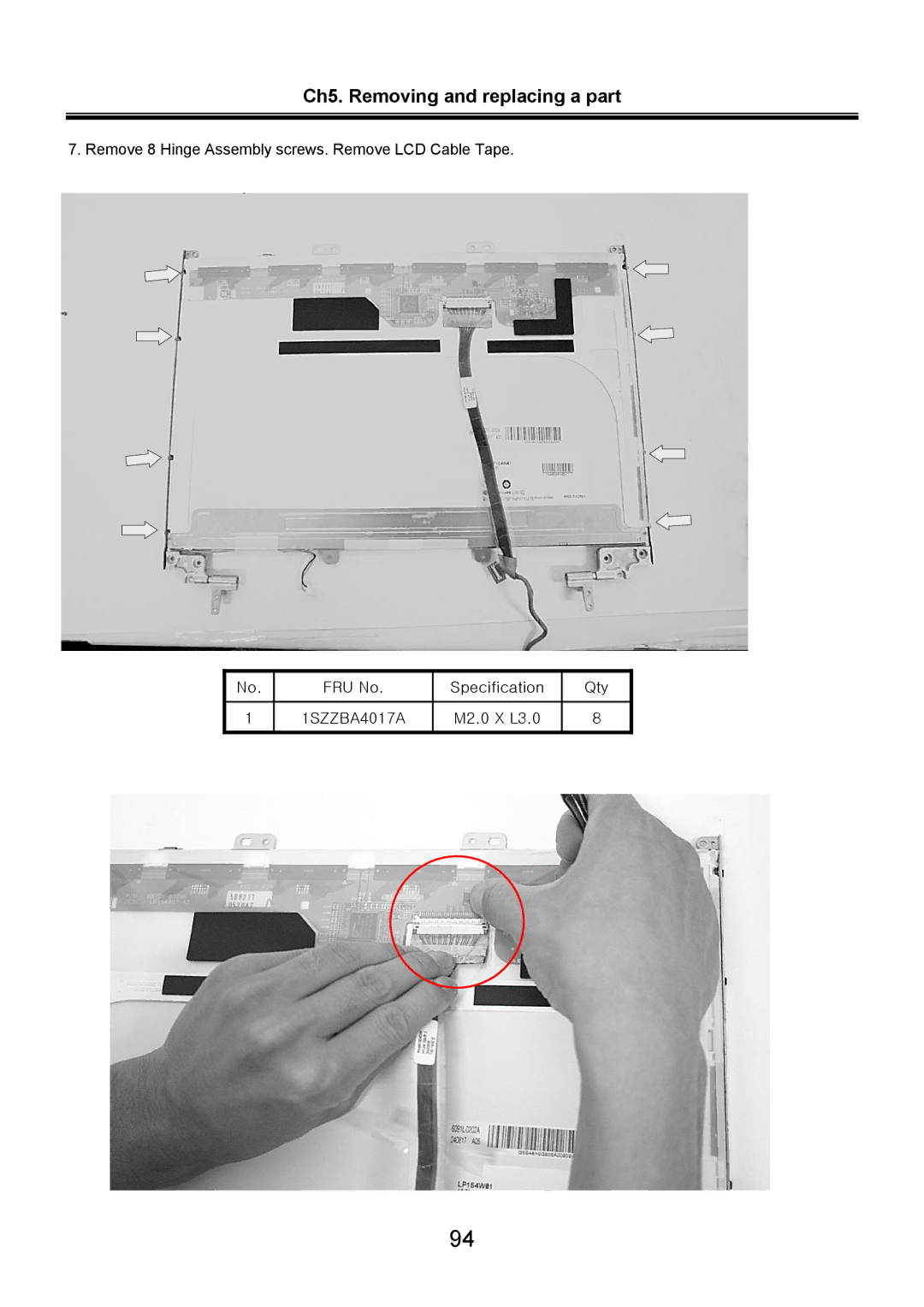 LG Electronics LW60, LW70 service manual 1SZZBA4017A 