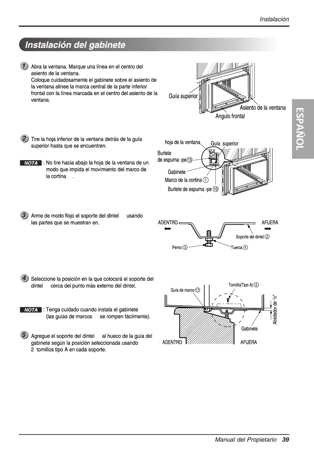 LG Electronics LWHD1200FR owner manual 