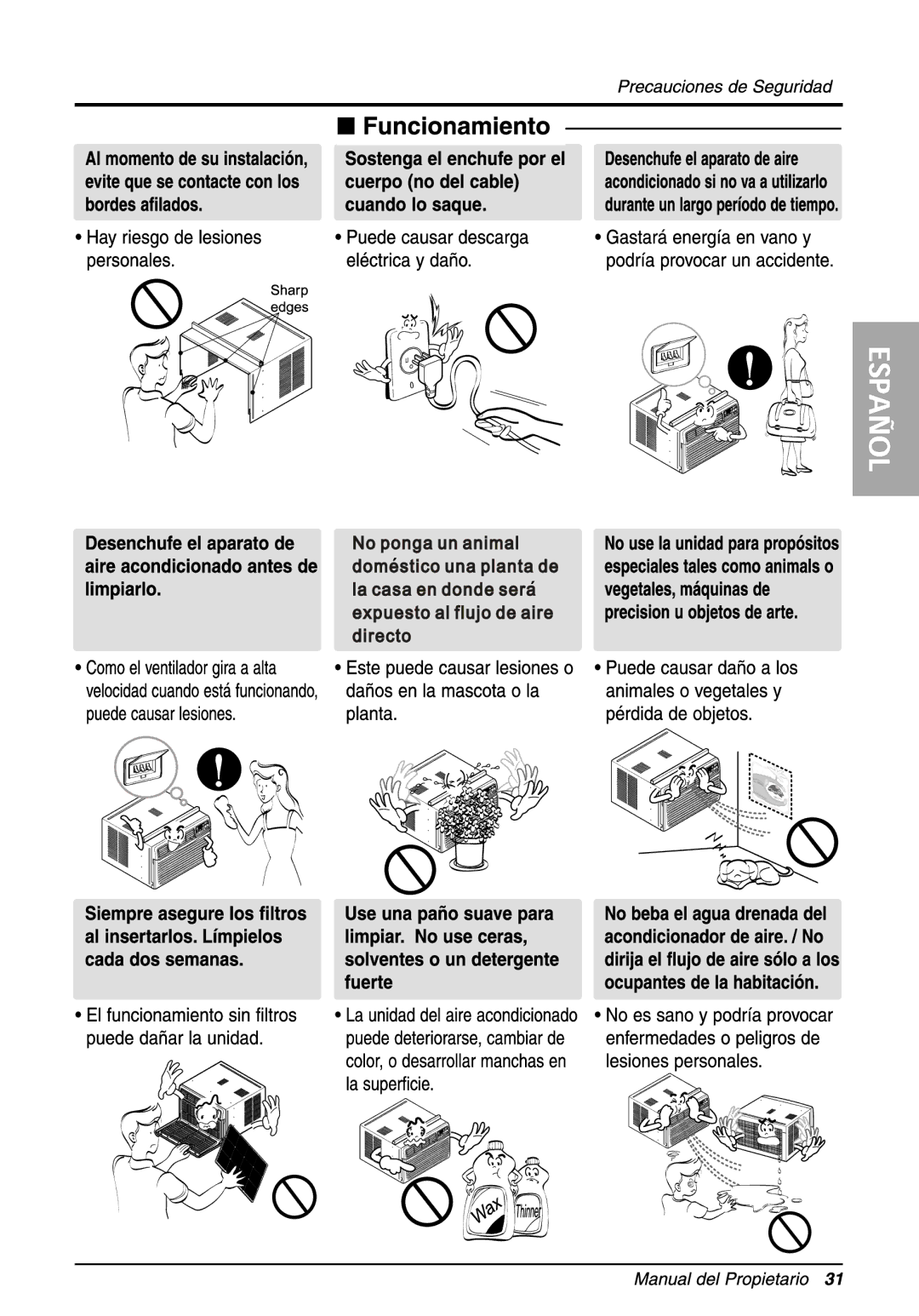 LG Electronics LWHD1200R owner manual 