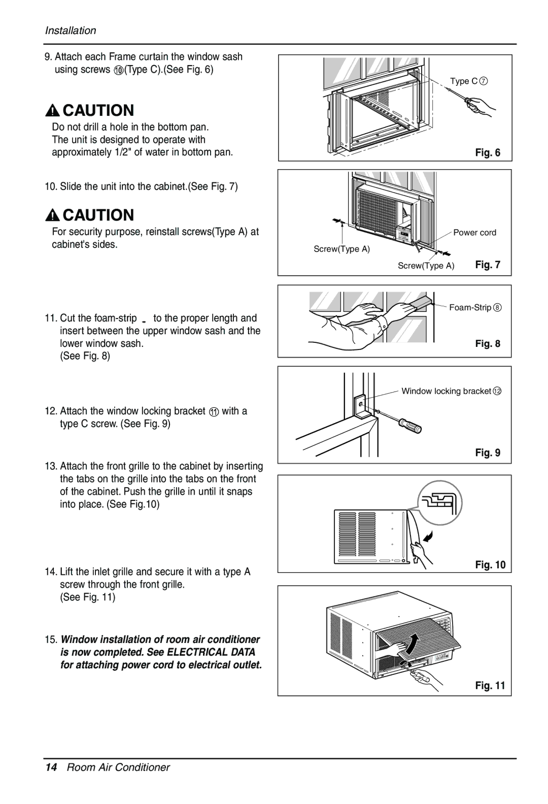 LG Electronics LWHD7000HR owner manual Type C Power cord ScrewType a 