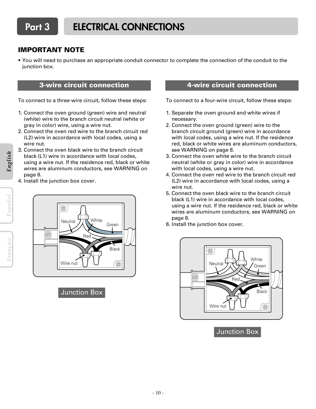 LG Electronics LWS3081ST, LWD3081ST installation manual Wire circuit connection 