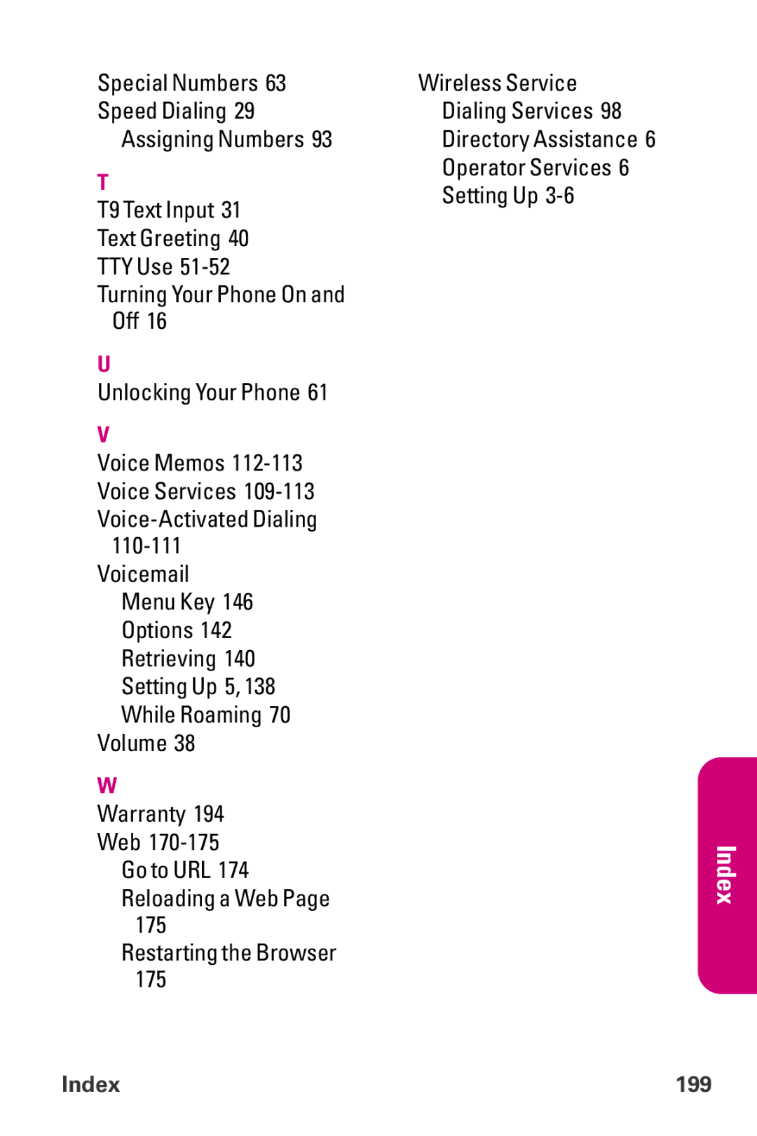 LG Electronics LX-225 manual Operator Services 