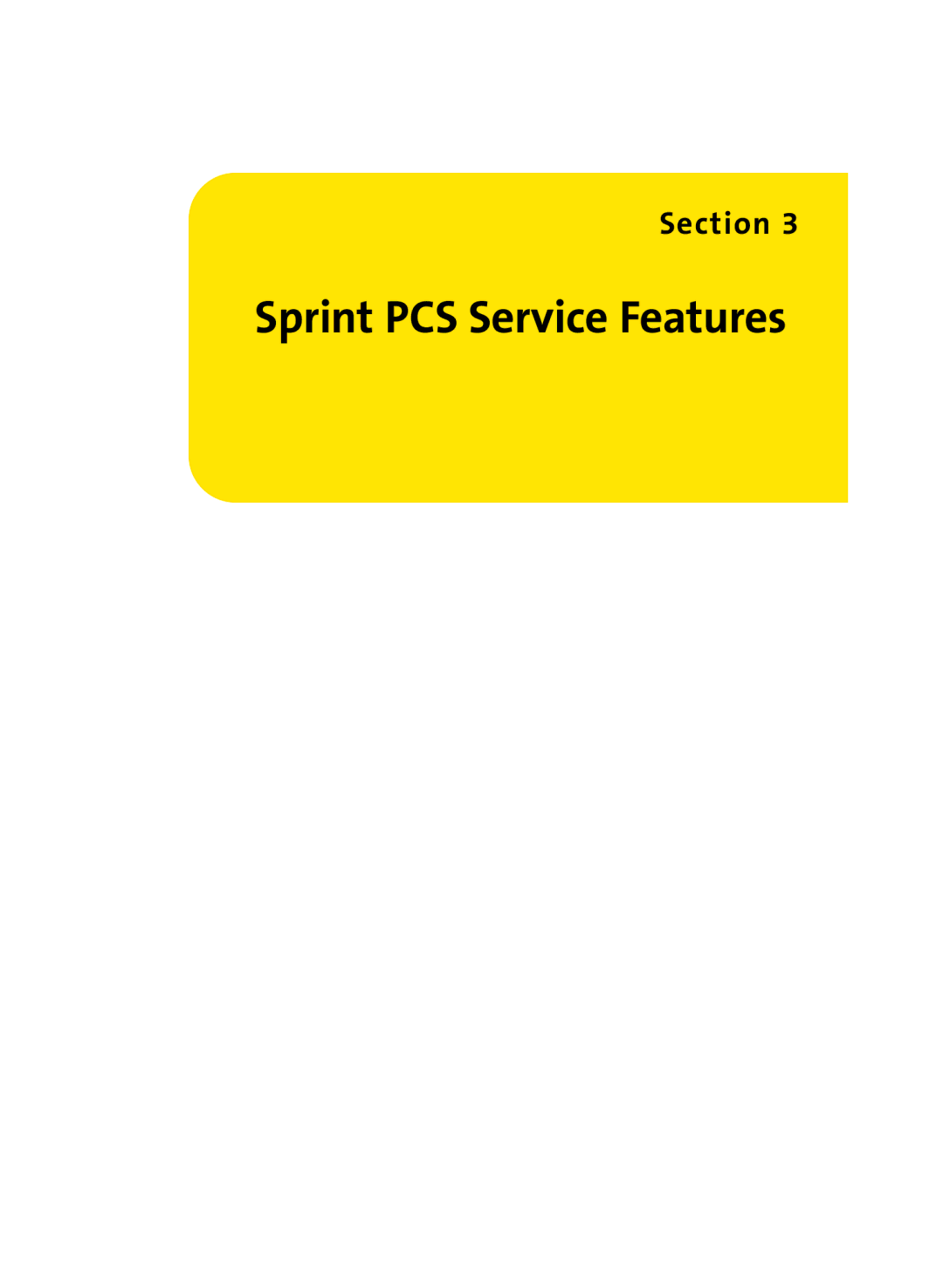 LG Electronics LX-350 manual Sprint PCS Service Features 