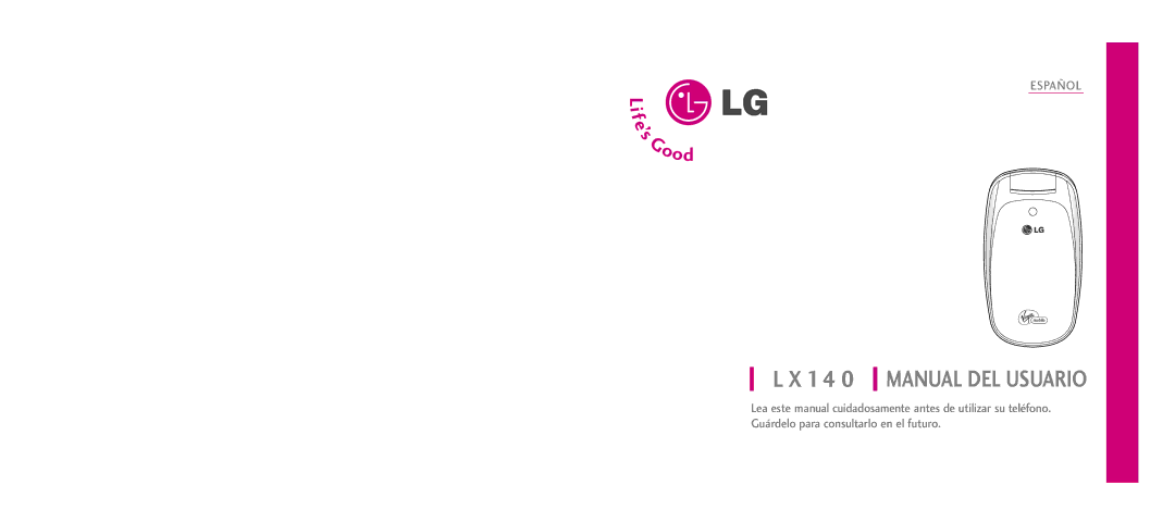 LG Electronics LX140 manual User Guide 