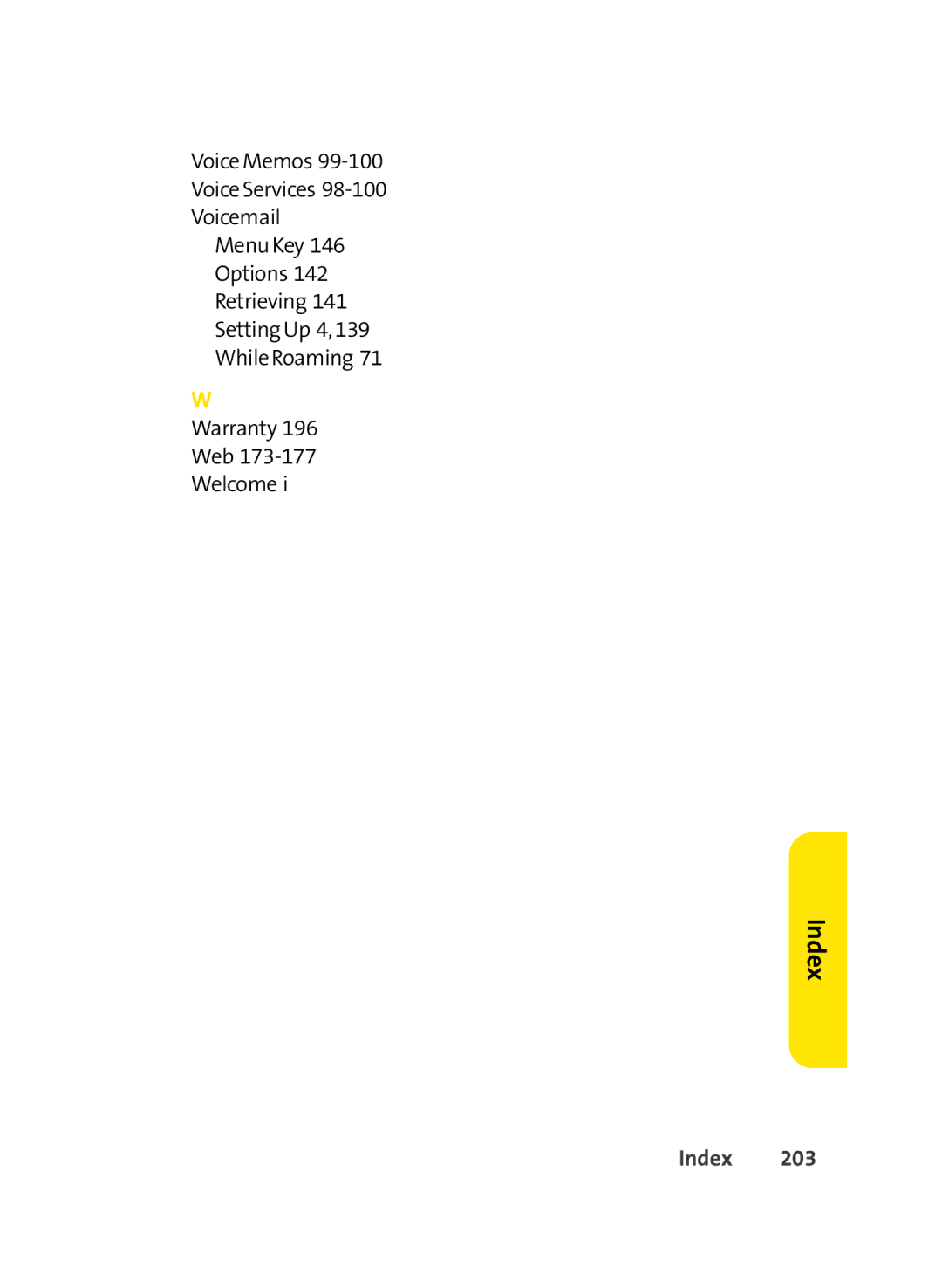 LG Electronics LX350 manual Index 