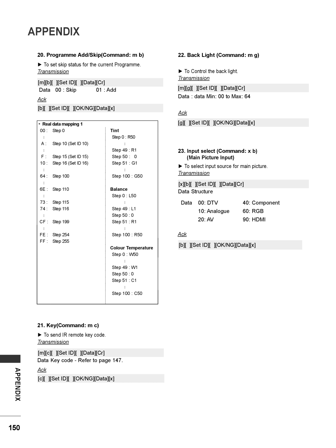 LG Electronics M1962DP, M2062DP owner manual 150 