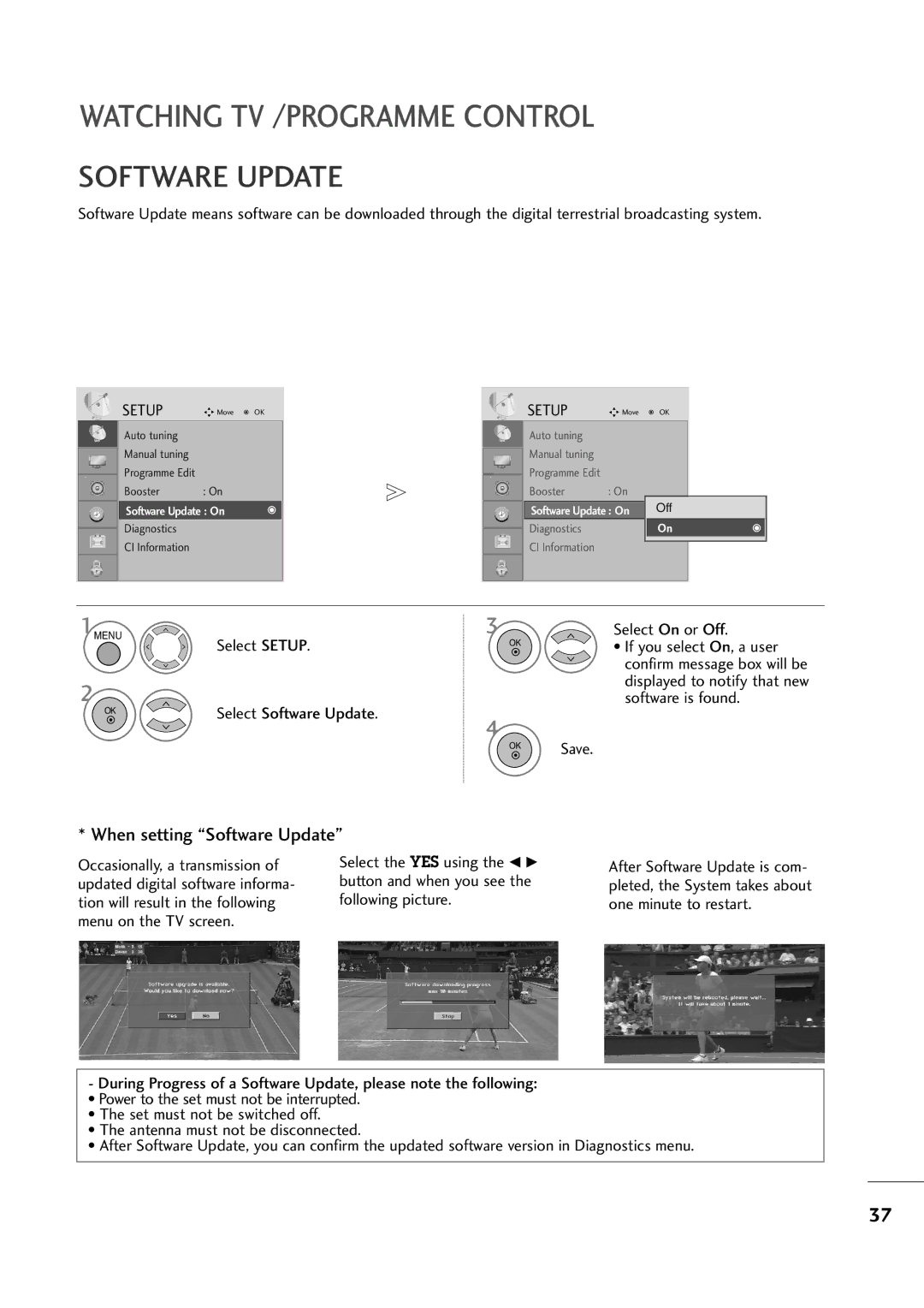 LG Electronics M2394D, M2794D owner manual Software Update 