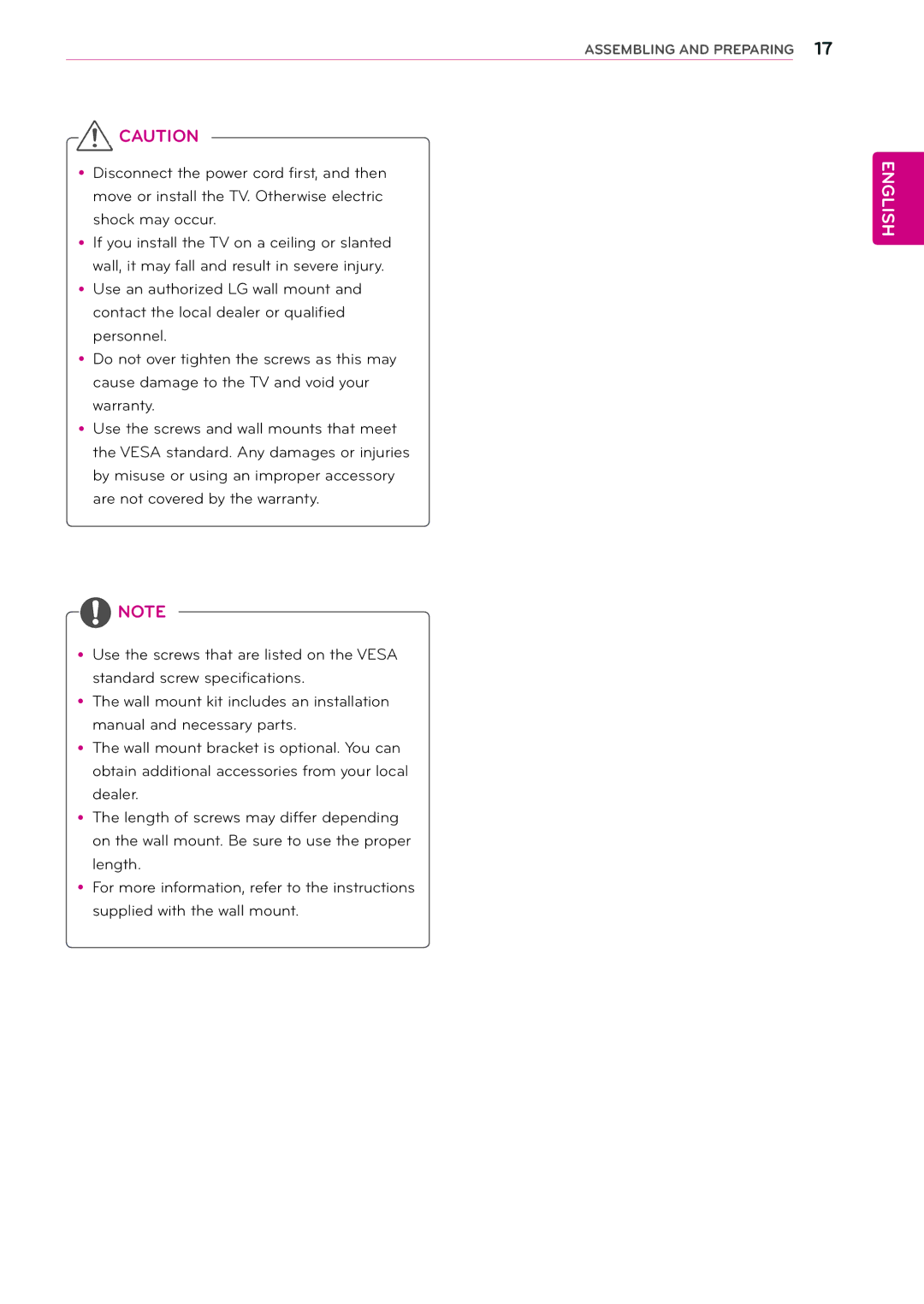 LG Electronics M2432D manual English 