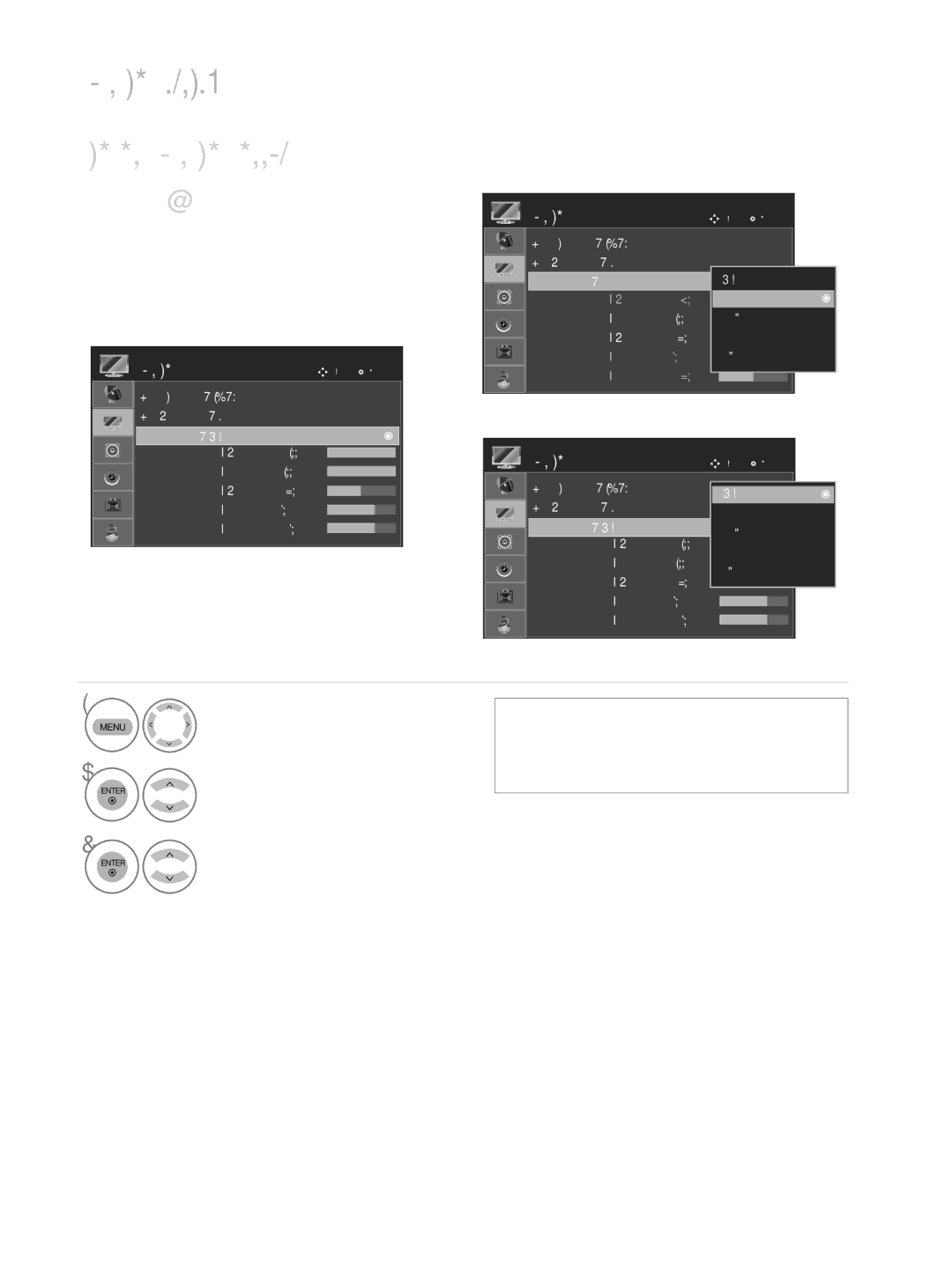 LG Electronics M2762DP, M2362DP, M2262DP owner manual Preset Picture Settings, Menu Select Picture 