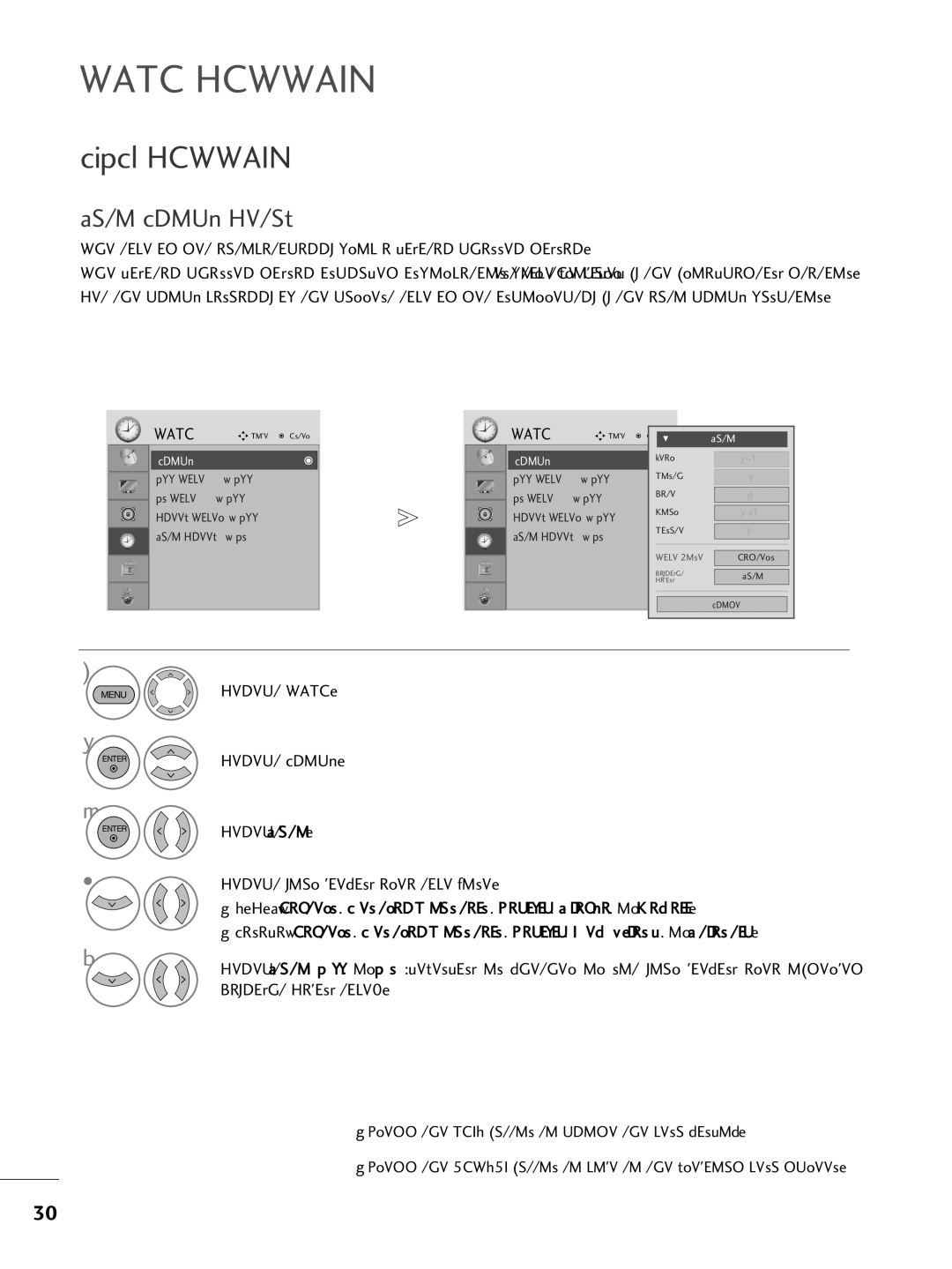 LG Electronics M2762DP, M2362DP, M2262DP owner manual Time Setting, Clock Setting, Daylight Saving time 