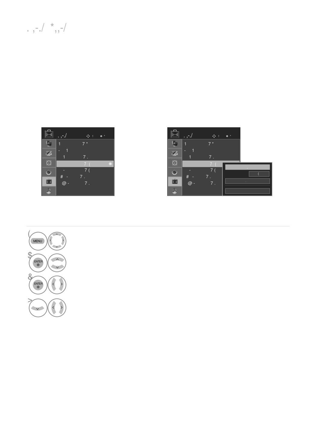 LG Electronics M2362DP, M2762DP, M2262DP owner manual Digital Broadcasting System Captions 