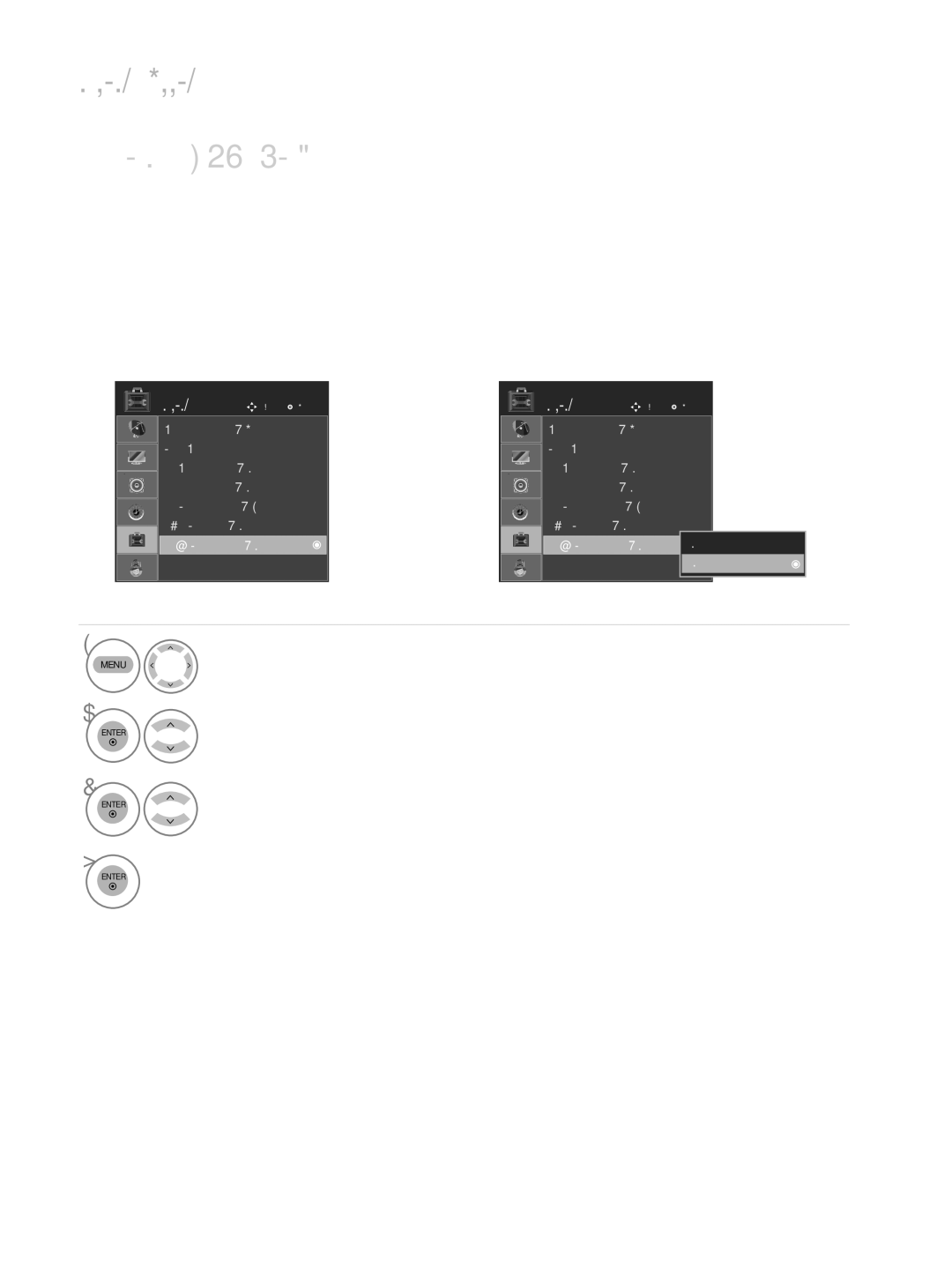 LG Electronics M2762DP, M2362DP, M2262DP owner manual DDC CIOnly RGB, DVI mode, Select DDC CI 