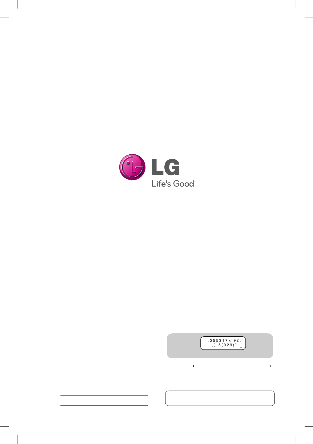 LG Electronics M3801S, M2901S owner manual Model Serial 