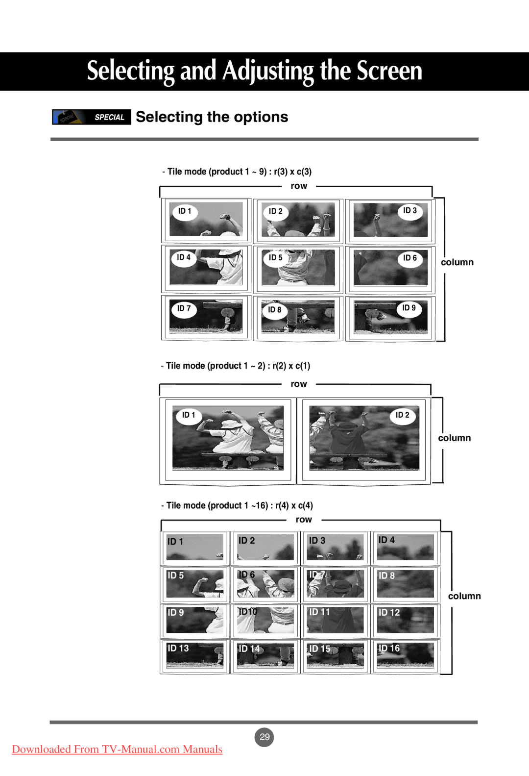 LG Electronics M4201C, M3701C, M3201C manual ID10 Column 