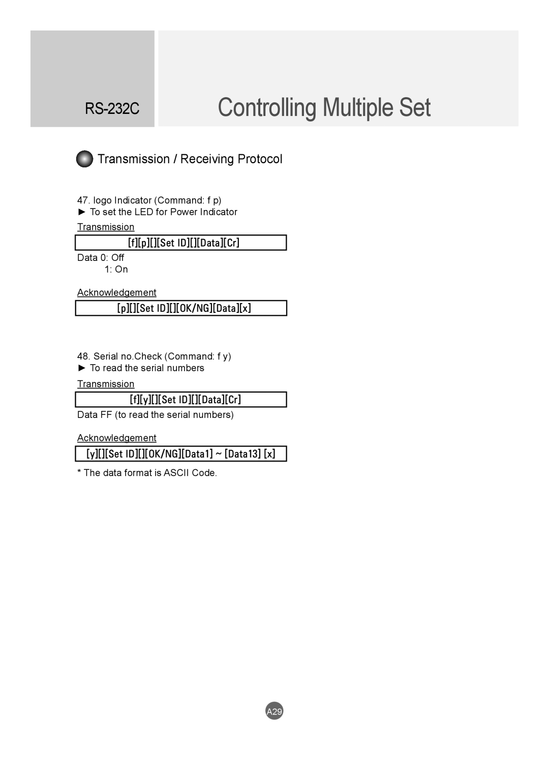 LG Electronics M4214CCBA owner manual A29 