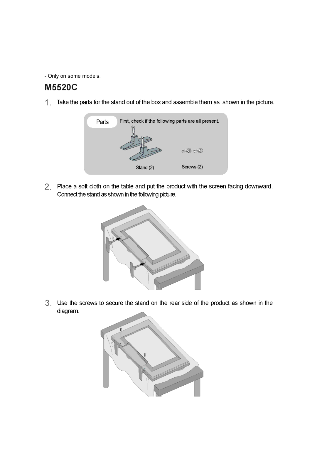 LG Electronics M5520C, M4720C owner manual 