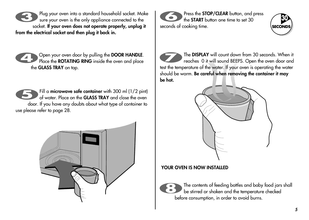 LG Electronics MC-924JA, MC-924JLA owner manual Your Oven is NOW Installed 