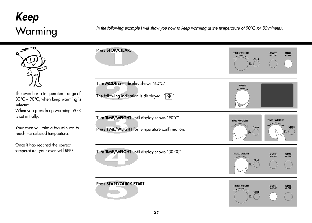 LG Electronics MC8088HR, MC8088HL owner manual Keep, Warming 