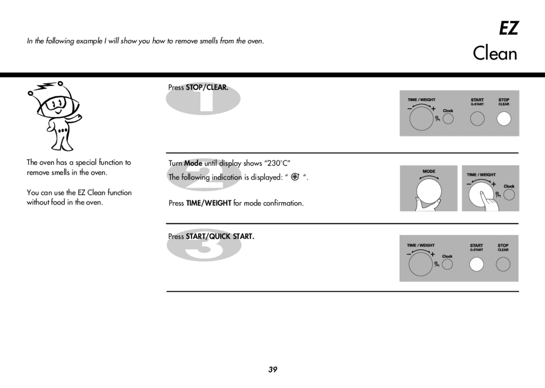 LG Electronics MC8088HL, MC8088HR owner manual Clean 