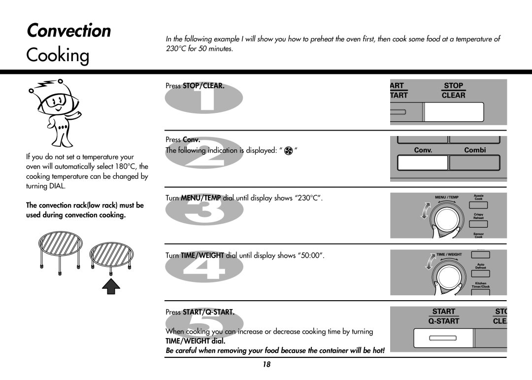 LG Electronics MC9280XC owner manual Convection 