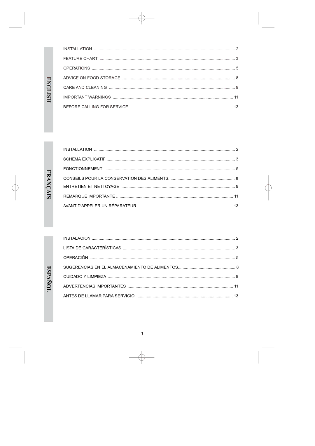 LG Electronics MFL38422645 owner manual English Français Español 