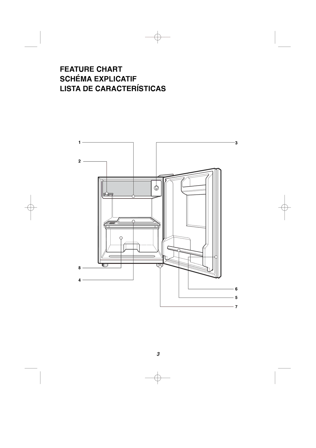 LG Electronics MFL38422645 owner manual Feature Chart Schéma Explicatif Lista DE Características 