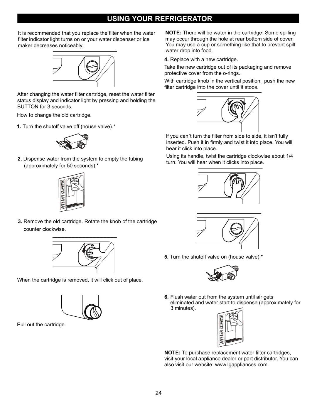 LG Electronics MFL47277003, LFX23961SB owner manual Using Your Refrigerator 