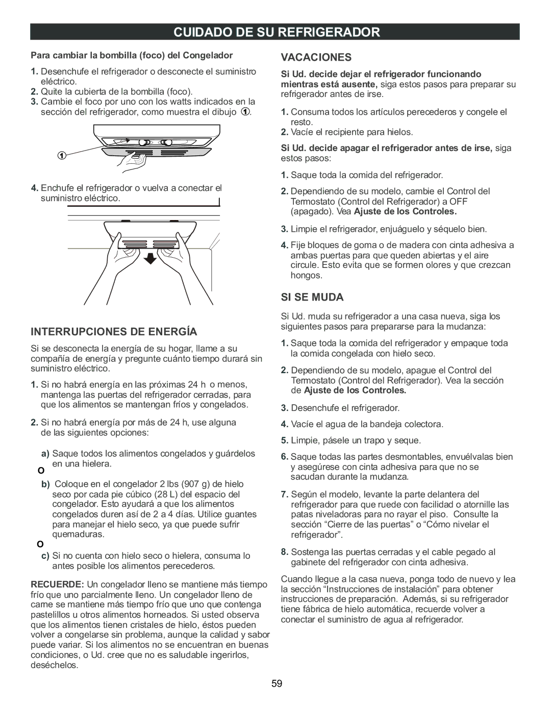 LG Electronics LFX23961SB, MFL47277003 owner manual Interrupciones DE Energía 