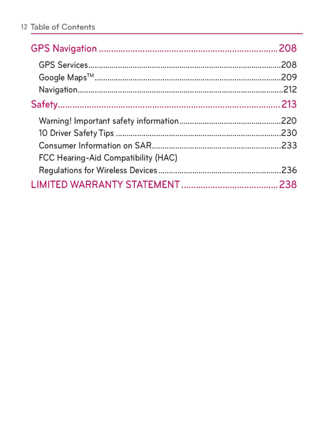 LG Electronics MFL67014001(1.2) manual 208 